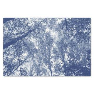 Blue Autumn - Cyanotype Effect Tissue Paper