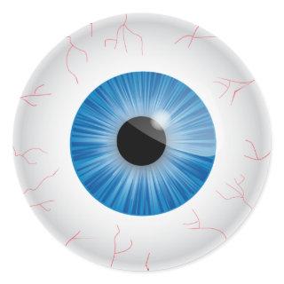 Blue Bloodshot Eyeball Sticker