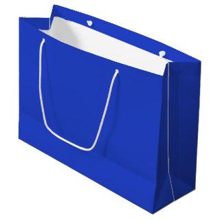 Blue Blue (solid color)  Large Gift Bag