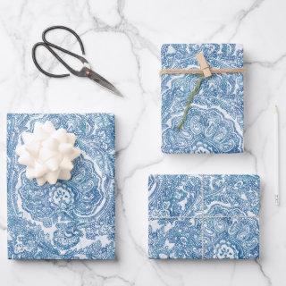 Blue Boho Paisley Pattern   Sheets