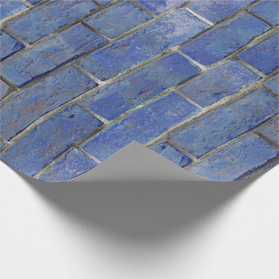 Blue Brick Pattern