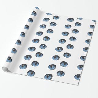 Blue Cat Eye Pattern