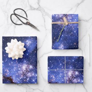 Blue Celestial Galaxy Stars Photo  Sheets