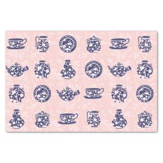Blue Chinese Porcelain Tissue Paper