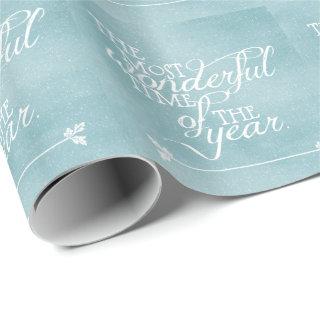 Blue Christmas with Words
