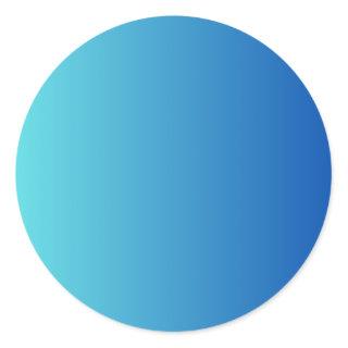 Blue Circular Sticker