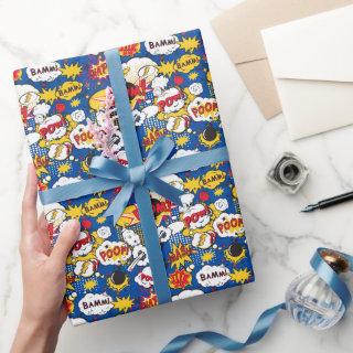 Blue Comic Book Design Pattern