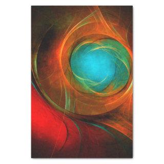Blue Eye Modern Abstract Fine Art Cool Pattern #16 Tissue Paper
