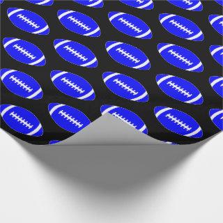 Blue Football Team or Player Sports Party Gift