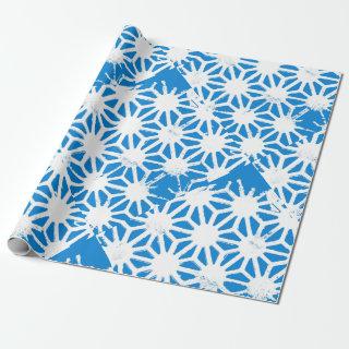 Blue geometric pattern