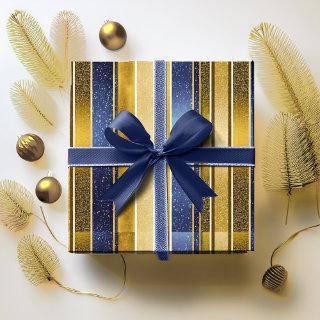Blue Gold Christmas Pattern#27 ID1009
