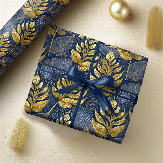 Blue Gold Christmas Pattern#29 ID1009