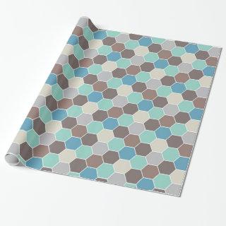 Blue & Gray Geometric