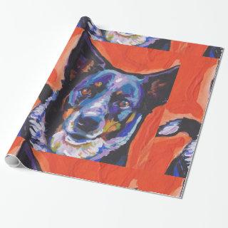 Blue Heeler Dog  Pop Art