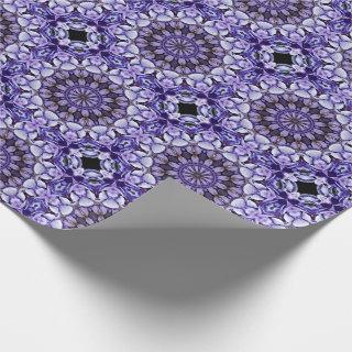 Blue Hydrangea Flower Petals Abstract Art Pattern