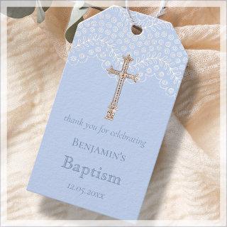 Blue Lace | Baptism | Thank You Favor Gift Tags