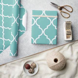Blue Latticework, Quatrefoil, Moroccan Trellis