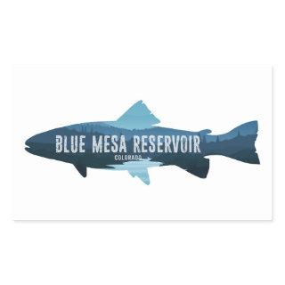 Blue Mesa Reservoir Colorado Fish Rectangular Sticker