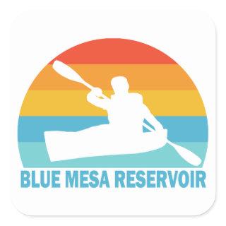 Blue Mesa Reservoir Colorado Kayak Square Sticker