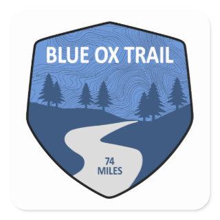 Blue Ox Trail Square Sticker