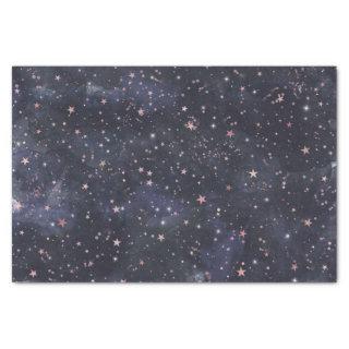 Blue & Pink Starry Night Sky Celestial Baby Shower Tissue Paper