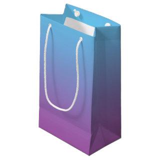 Blue & Purple Ombre Small Gift Bag