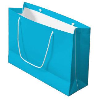Blue raspberry (solid color)  large gift bag