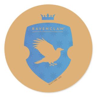 Blue RAVENCLAW™ Crowned Crest Classic Round Sticker