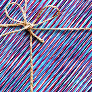 Blue red Moiré Stripes, Optical illusion, Abstract