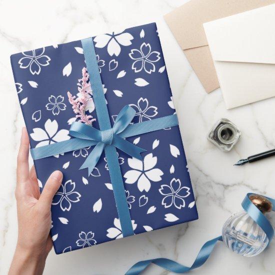 Blue Sakura Pattern