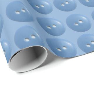 Blue Sewing Buttons on Blue