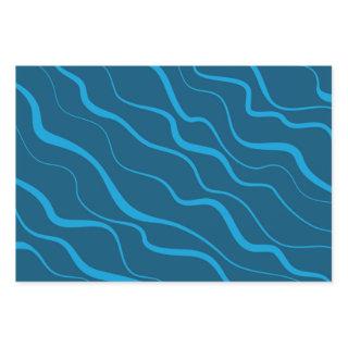 Blue, simple, modern, cool wave abstraction  sheets
