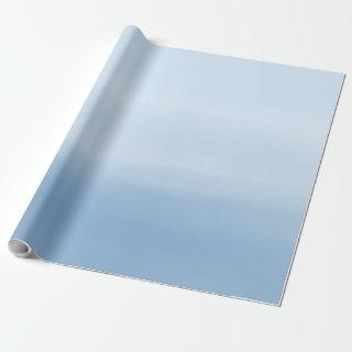 Blue sky watercolor ombre