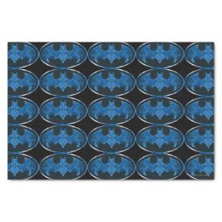 Blue Smoke Bat Symbol Tissue Paper