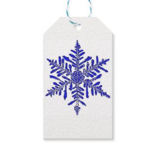 Blue Snowflake Gift Tag