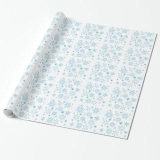 blue snowflakes
