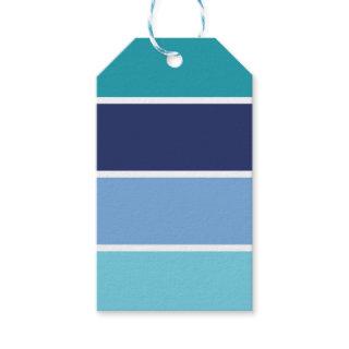 Blue Striped Gift Tags