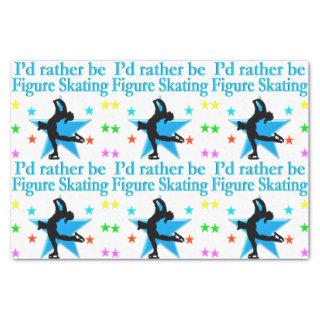BLUE SUPER STAR FIGURE SKATER TISSUE PAPER
