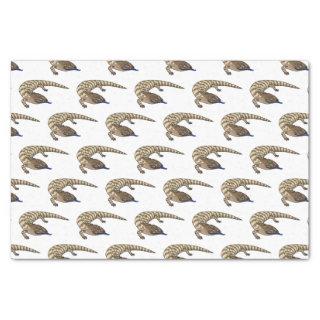 Blue tongue lizard reptile cartoon tissue paper