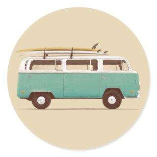 Blue Van | Florent Bodart Classic Round Sticker