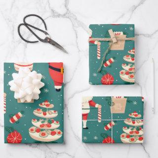 Blue Vintage-inspired Santa Clause