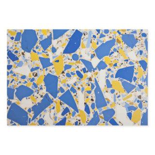 Blue & Yellow Mosaic Design  Sheets