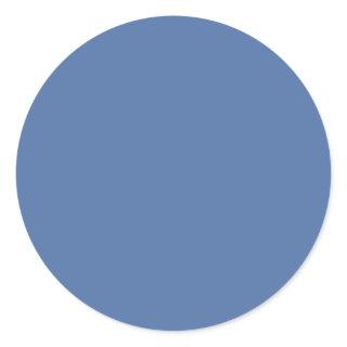 Blue yonder (solid color)  classic round sticker