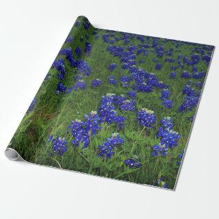 Bluebonnets Blue Floral Texas Texan Elegant