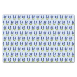 Bluebonnets Texas Floral Wildflowers Watercolor Ti Tissue Paper
