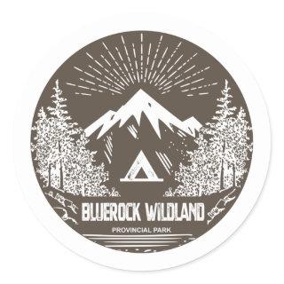 Bluerock Wildland Provincial Park Classic Round Sticker