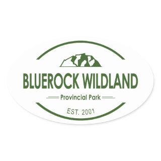 Bluerock Wildland Provincial Park Oval Sticker