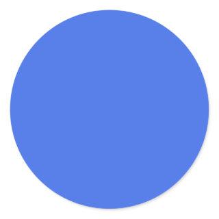 Bluetiful (solid color)  classic round sticker
