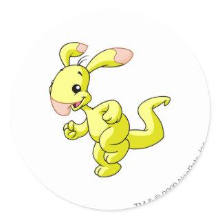Blumaroo Yellow Classic Round Sticker