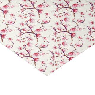 Blush Pink Spring Rustic Bohemian Floral Tissue Paper
